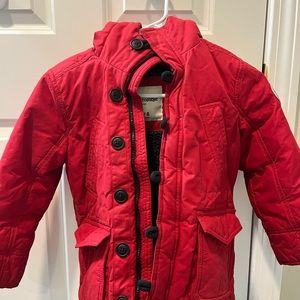 Abercrombie Boys Red Coat